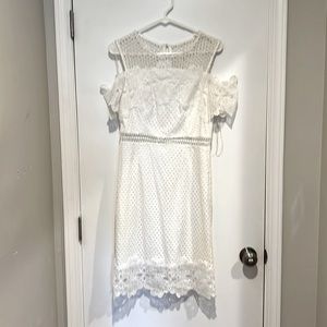 White lace dress